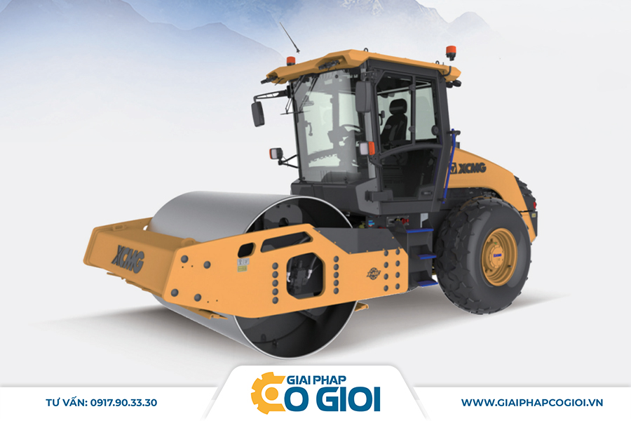 XE LU RUNG MỘT BÁNH THÉP XCMG XS125