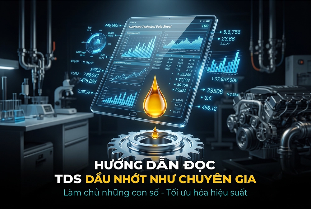 bảng dữ liệu kỹ thuật TDS dầu nhớt