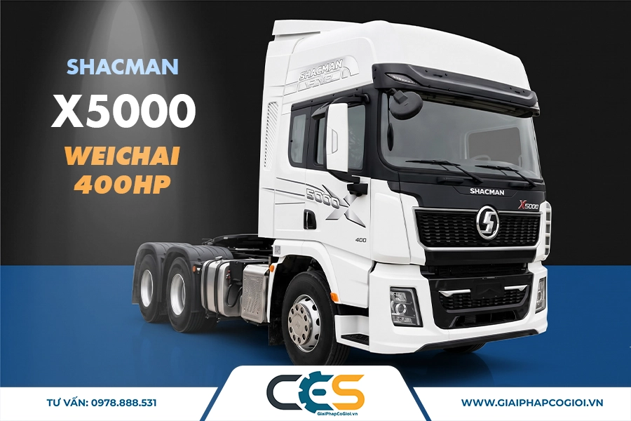 SHACMAN X5000 WEICHAI 400HP CẦU LÁP